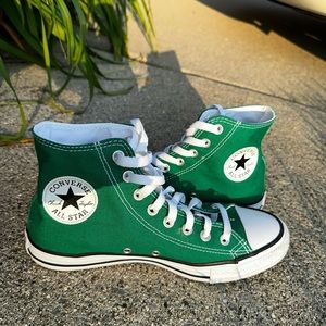 Green Hightop Converse